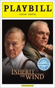 Inherit the Wind Limited Edition Official Opening Night Playbill 